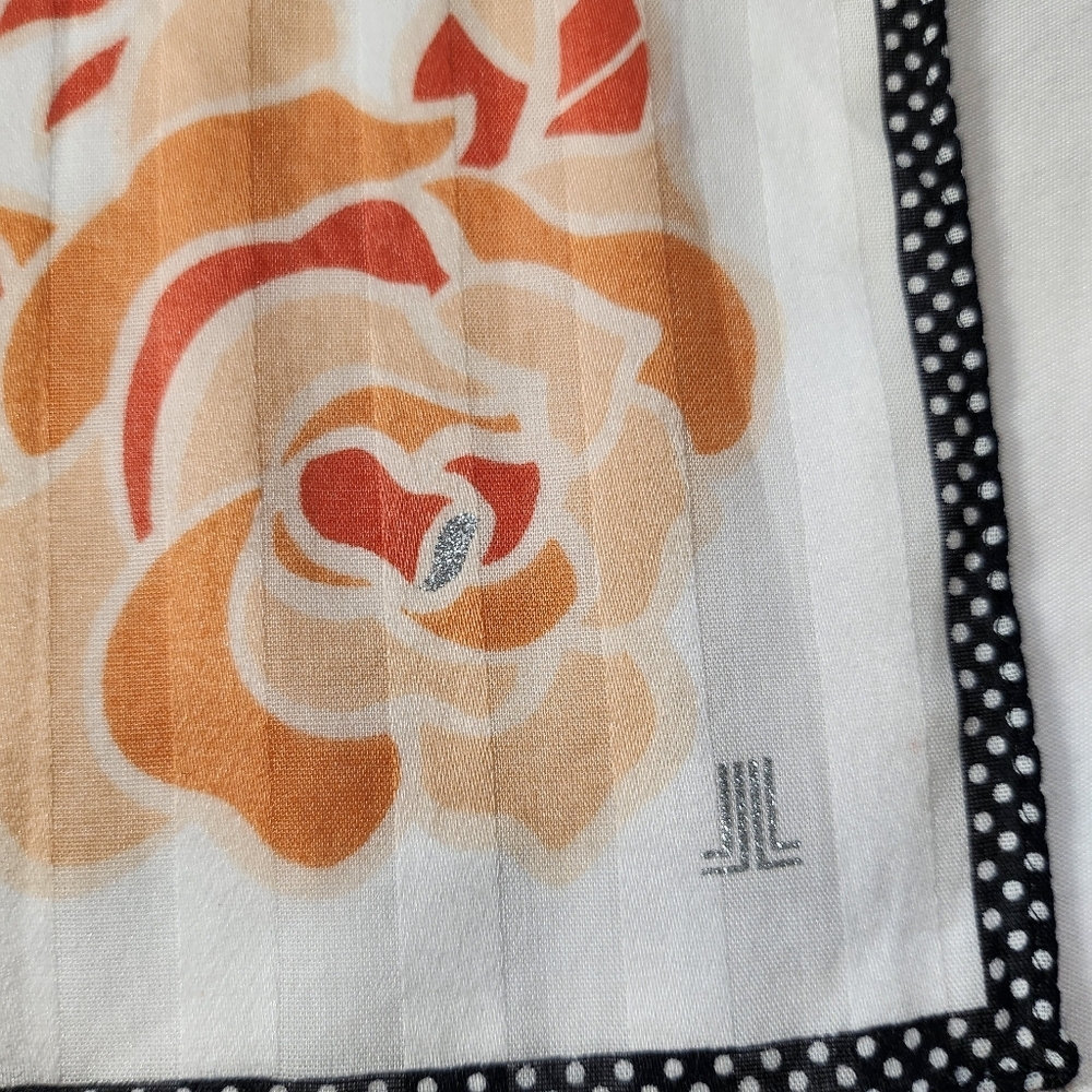 Lanvin Handkerchief Cotton Brandnew Authentic #10